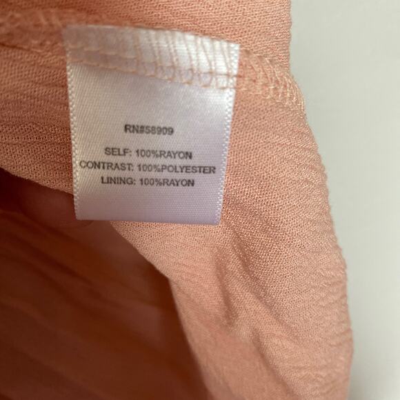 Chelsea & Violet Girls Sleeveless Square Neck Lace Tiered Smocked Tank Size L - Picture 8 of 12